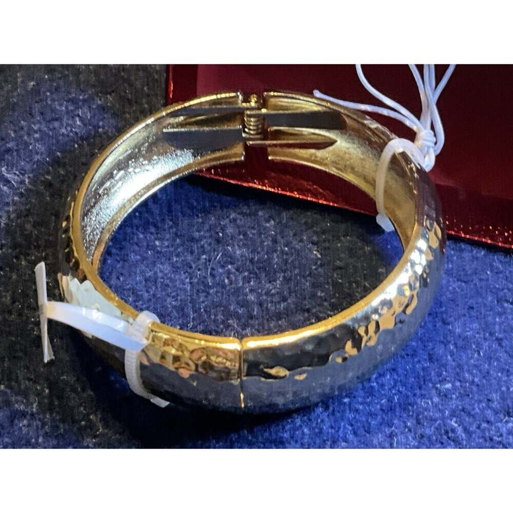 House Of Harlow 1960 Gold Tone 7in Hinged Bracelet NWT